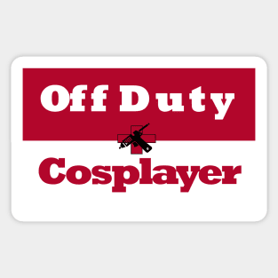 Off Duty Cosplayer Sticker